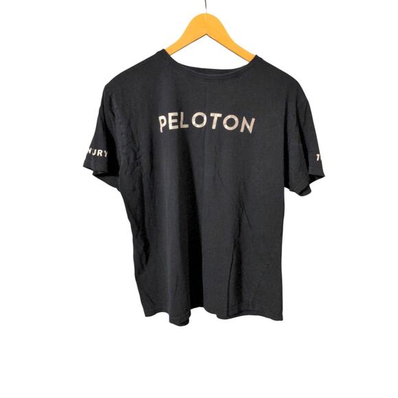 Peloton Century Club 100 Rides T-Shirt Black Tee Size Large C - Picture 1 of 8